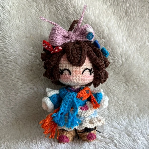 Reverse:1999 Flutterpage Crocheting Hand-crocheted Moppet Garage Kits Maumet Cosplay Desktop Ornament Handcraft Manual Fansgoods