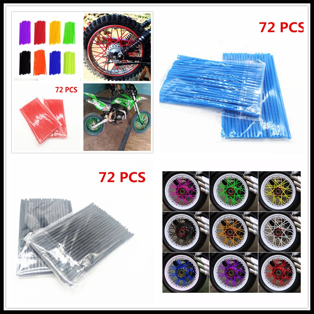 for YAMAHA YZ250FX YZ450FX WR250 450 WR250F WR450F Motorcycle Motorcross Pitbike dirtbike Wheel Spoke Cover Protector Wrap