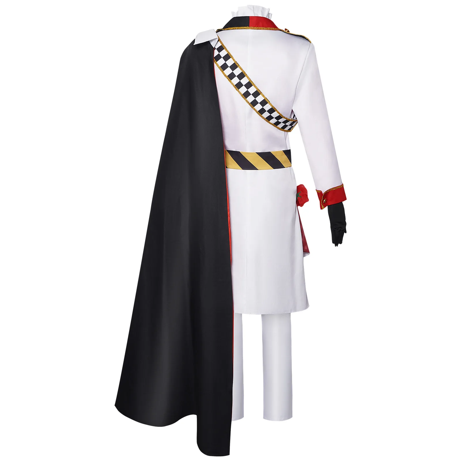 Twisted Wonderland Riddle Rosehearts Cosplay Costume Ace Trappola Heartslabyul Idol Outfit Party Uniform with Cape Full Set - view 2
