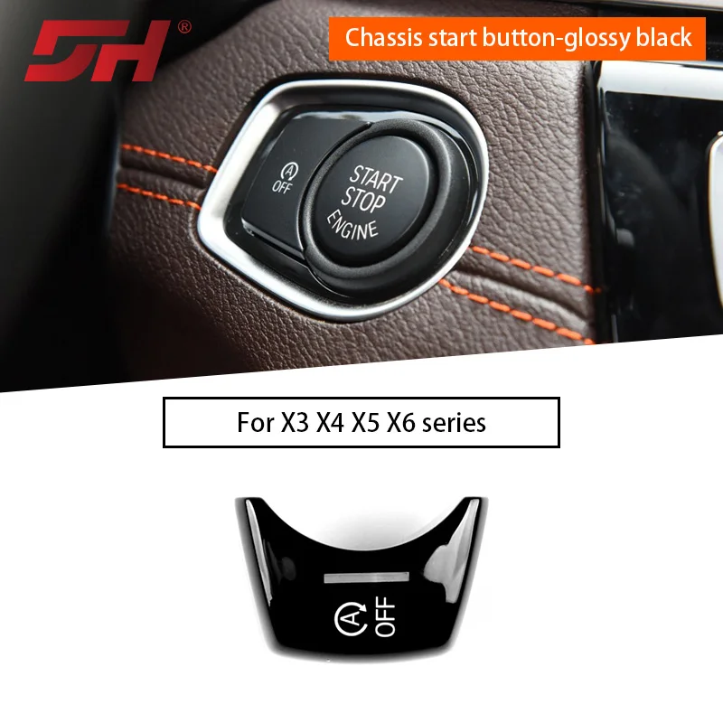 

The ignition button for the BMW F chassis of the X3, X4, X5, and X6 is dark black.