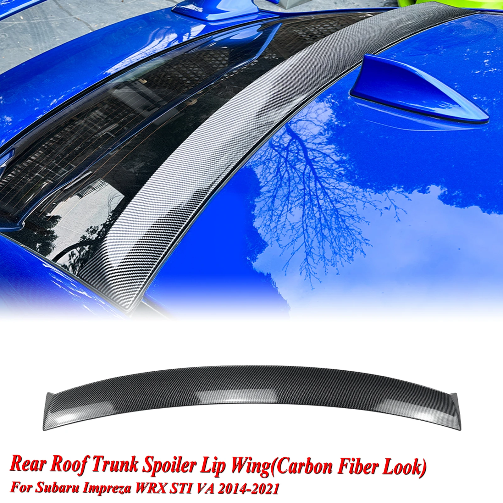

Задний крыши автомобиля, верхний спойлер, задний багажник, сплиттер для Subaru WRX STI VA 2014-2021