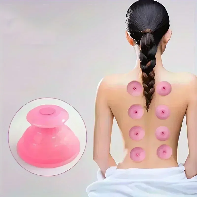 1pc Soft Silicone Cupping Set - Portable, Moisture-Wicking Vacuum Suction Massager for Relaxing, Deep Tissue Therapy - Durable