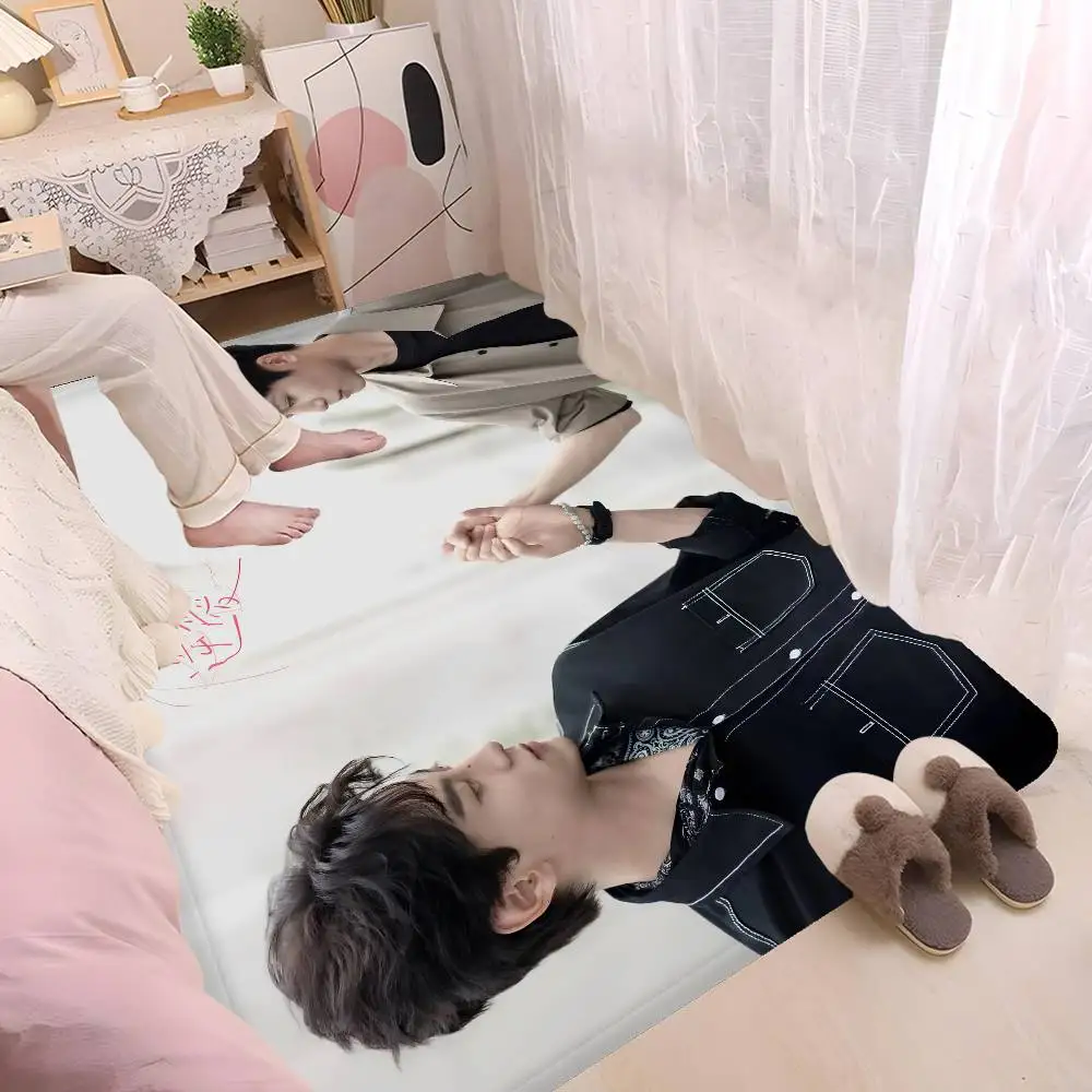 R-Revenged Love Movie 2024 Floor Mat Anti-slip Absorb Water Long Strip Cushion Bedroon Mat Alfombra