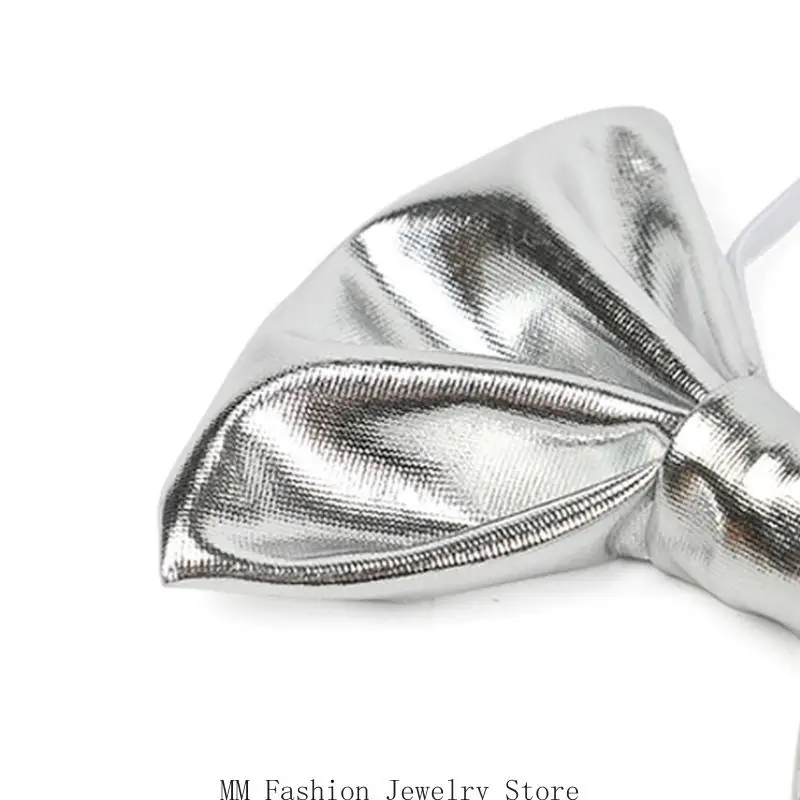 D0UB Tin Man Gioco Ruolo Costume Cappello Papillon Accessori per Giochi Ruolo per Spettacoli Teatrali