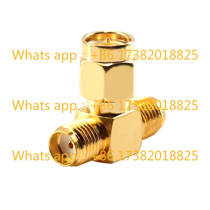 

Одна мужская, две женские тройники, радиочастотная головка, коаксиальный адаптер под два