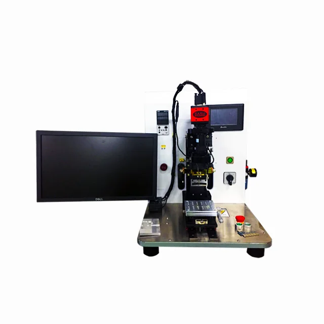 Pulse heating soldering machine with CCD display hot bar press soldering