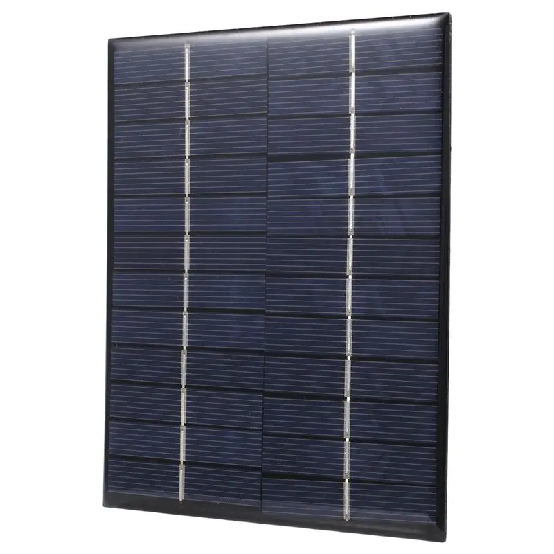 4X Waterproof Solar Panel 5W 12V Outdoor Solar Cells Polysilicon Epoxy Panels 136X110MM For 9-12V Battery Tool