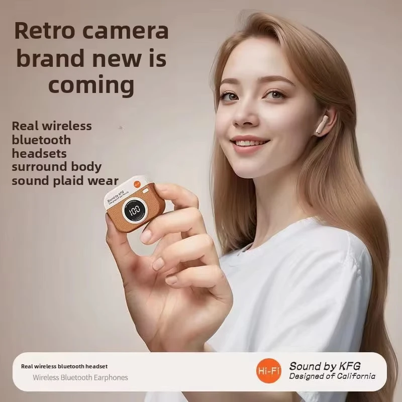 Wireless Bluetooth Earphones Bluetooth 36 Hours Playback Sport Tws Earbuds with Led Display Headphones Built-In Mic Gift