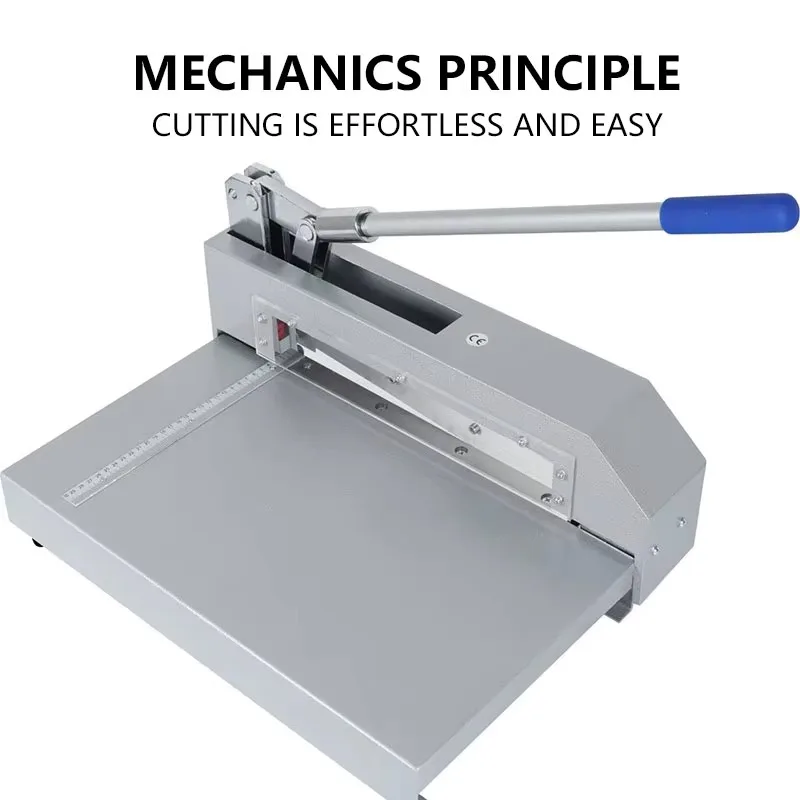 Factory's Powerful 322 Paper Cutter Shearing Machine for Thin Iron and Aluminum Sheet Cutting Paper Trimmer
