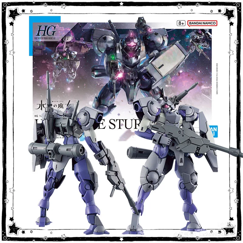 

In Stock Bandai Gundam PB Model Kit Anime Figure HG 1/144 Heindree Sturm Anime Action Figure Collection Assembly Model Toys Gift