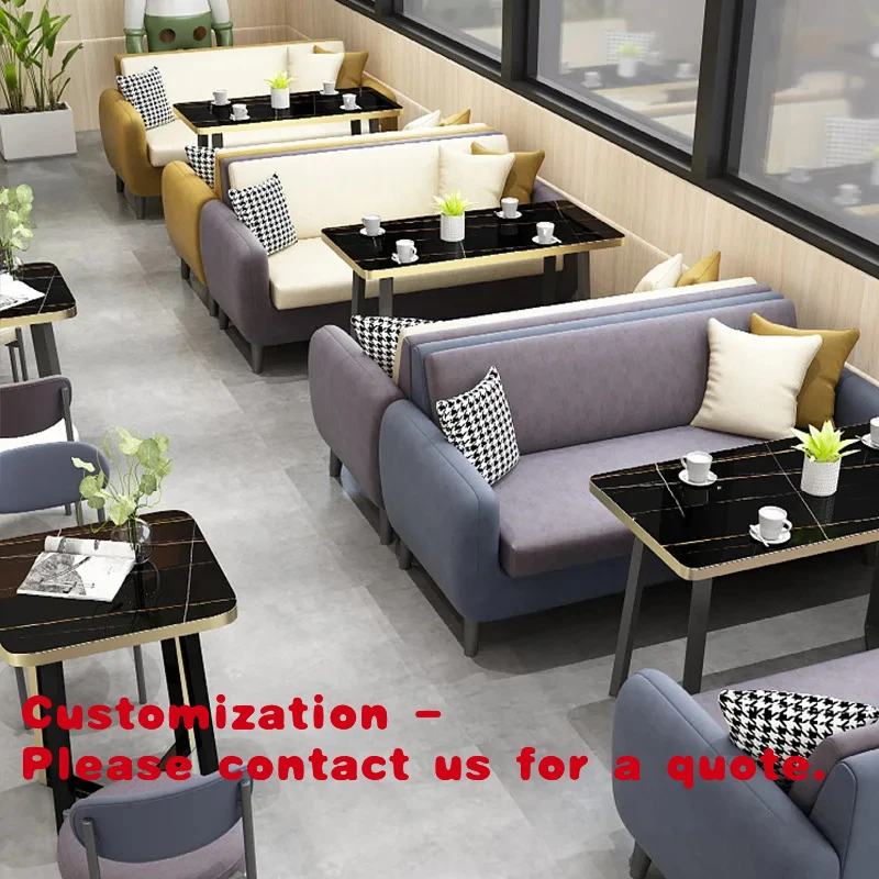 

custom.HUALIN Modern Style Theme Restaurant Hotel Cafe bar Rest Area Restaurant Dining Table Dining Chair Sofa Card Combina
