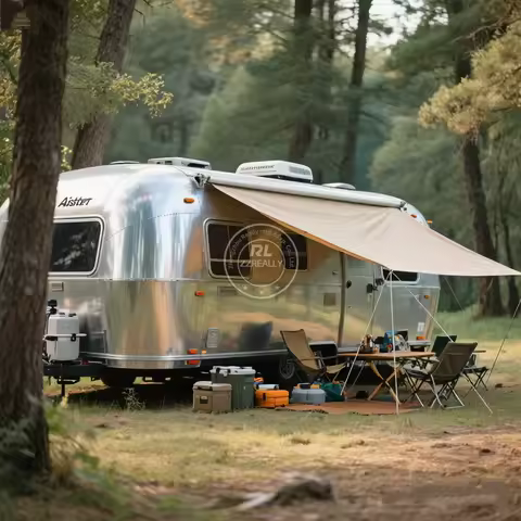 USA Camping Caravan Price Rv Camper Luxury Motorhomes Camping Trailer Travel Aluminum Travel Trailer