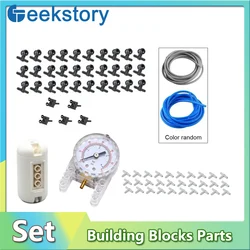 Pneumatic  MOC Technical Building Blocks Kits Hose Connector/Air Tank/Switch Pneumatic Parts Barometer Bricks DIY Assembled Toys