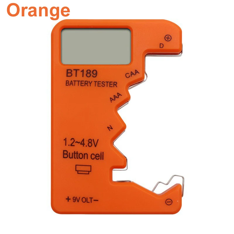 العالمي BT189 شاشة الكريستال السائل جهاز اختبار بطارية رقمية 9 فولت AA AAA زر عملة خلية قوة البنك كاشف متر أداة اختبار الكهرباء
