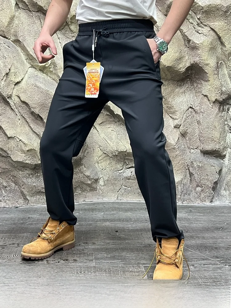 

Высококачественные повседневные брюки с подогревом, мужские осенне-зимние уличные износостойкие масляные пятна, прямые повседневные брюки