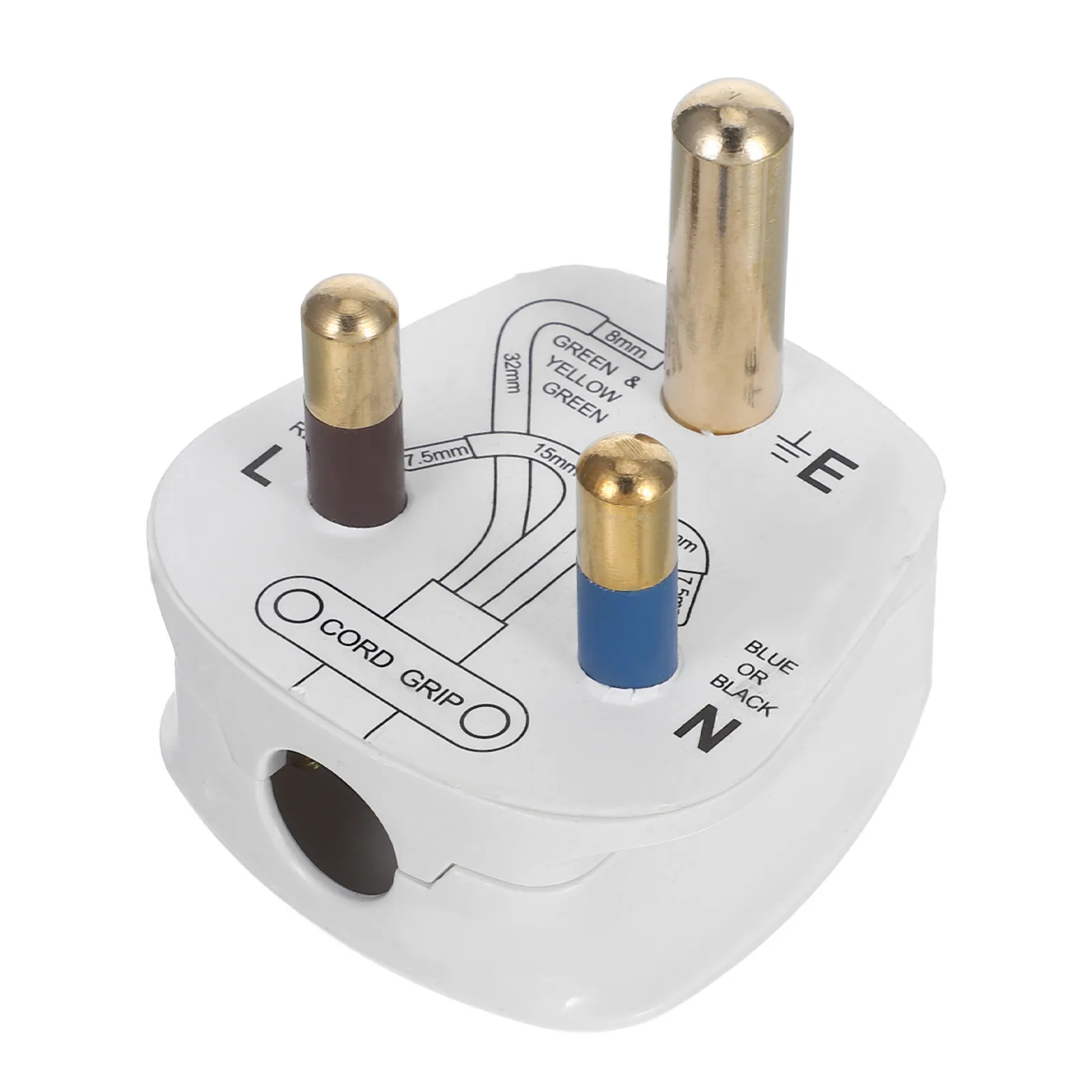 Uk 3-Pin Plug Pure Copper Comp - Home Office In Uk avaliação e preço