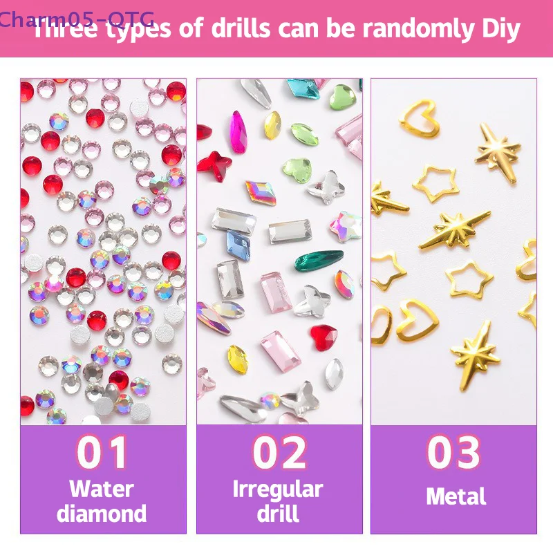 NEW Professional Tooth Gem Kit Diy Love Horse Eye Crystals Jewelry Kit Teeth Gems Kit Tooth Gems For Teeth Teeth Jewelry Starter