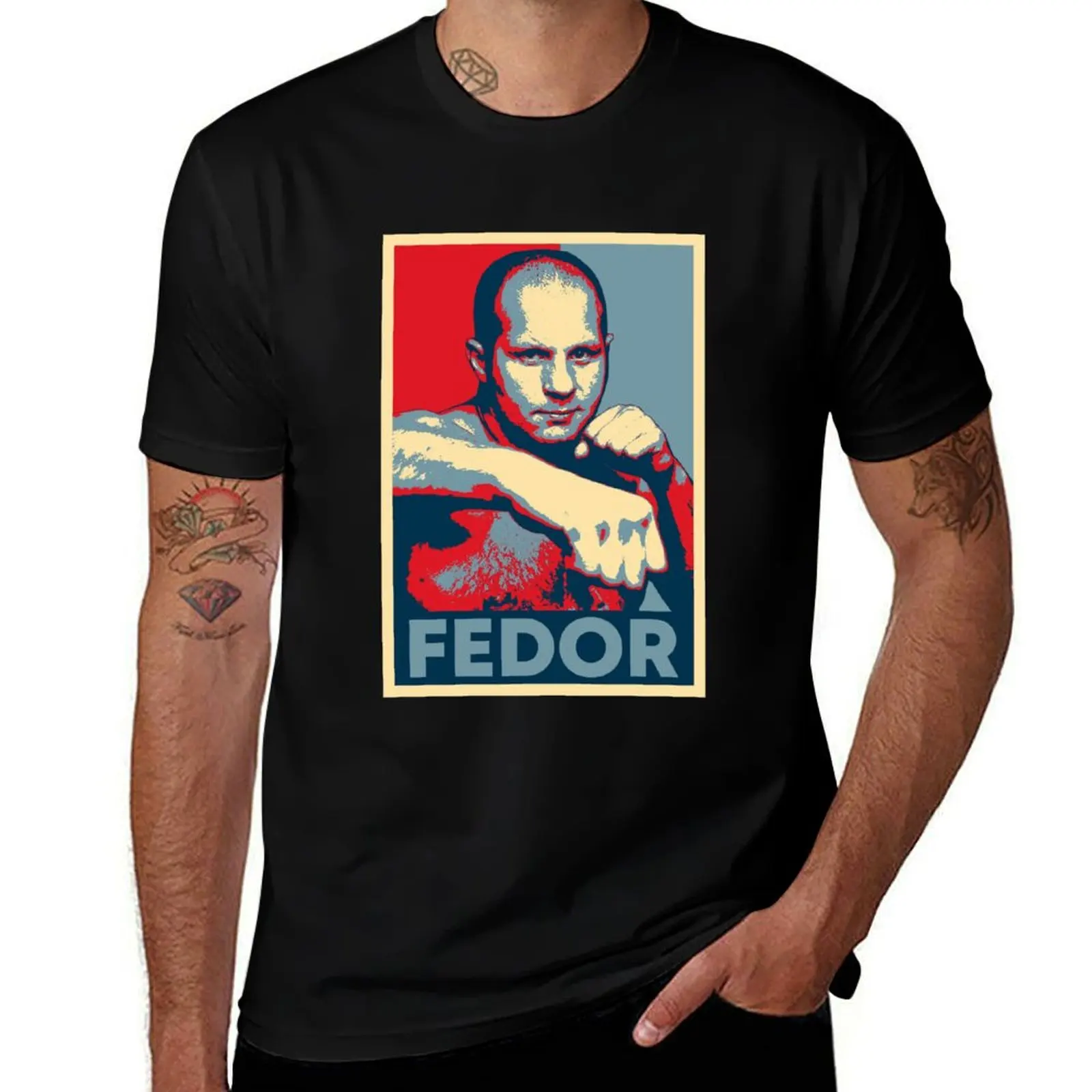 Fedor Emelianenko Hope T-Shirt T-shirt décontracté résistant à l'eau