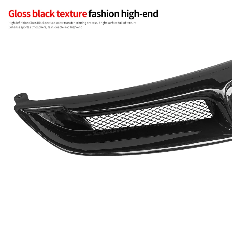 Auto Front Grille Racing Grills Car Upper Bumper Hood Mesh Body Kit Accessories ABS Carbon Fiber Grid For Honda Civic 2006-2011