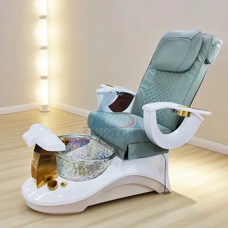 

Silla De Pedicura De Lujo Profesional 2025 Luxury Foot Massage Spa Manicure Pedicure Chair For Nail Salon