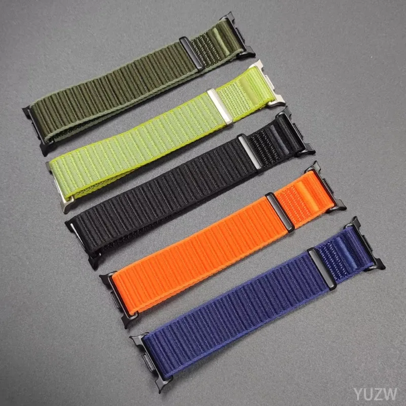 Correa de nailon trenzado para Samsung Galaxy Watch 8 Classic, pulsera deportiva cómoda de 46mm para Samsung Watch 8 44/40mm