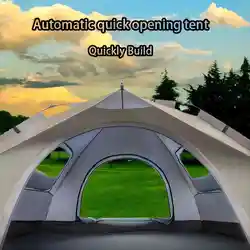 Outdoor shelter Sunshade Self-driving Travel Camping Tent Reactive outdoor Camping tent 4 person waterproof mountaineering