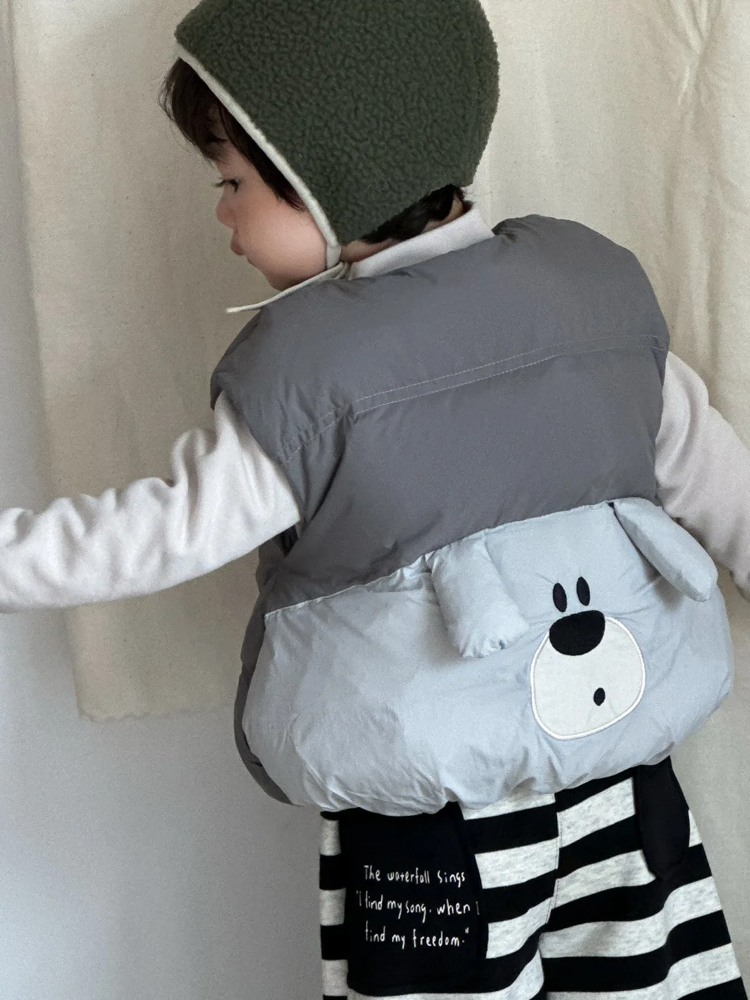 

2025 Winter New Baby Warm Cartoon Vest Boys Girls Sleeveless Cotton Padded Jacket Children Casual Fleece Vest Kids Clothes
