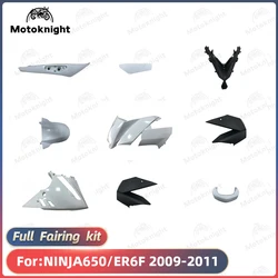 ABS Plastic Fairing Kit for Kawasaki NINJA650 ER6F 2009 2010 2011 Motorcycle Bodywork Kit - Complete Set of Unpainted Body