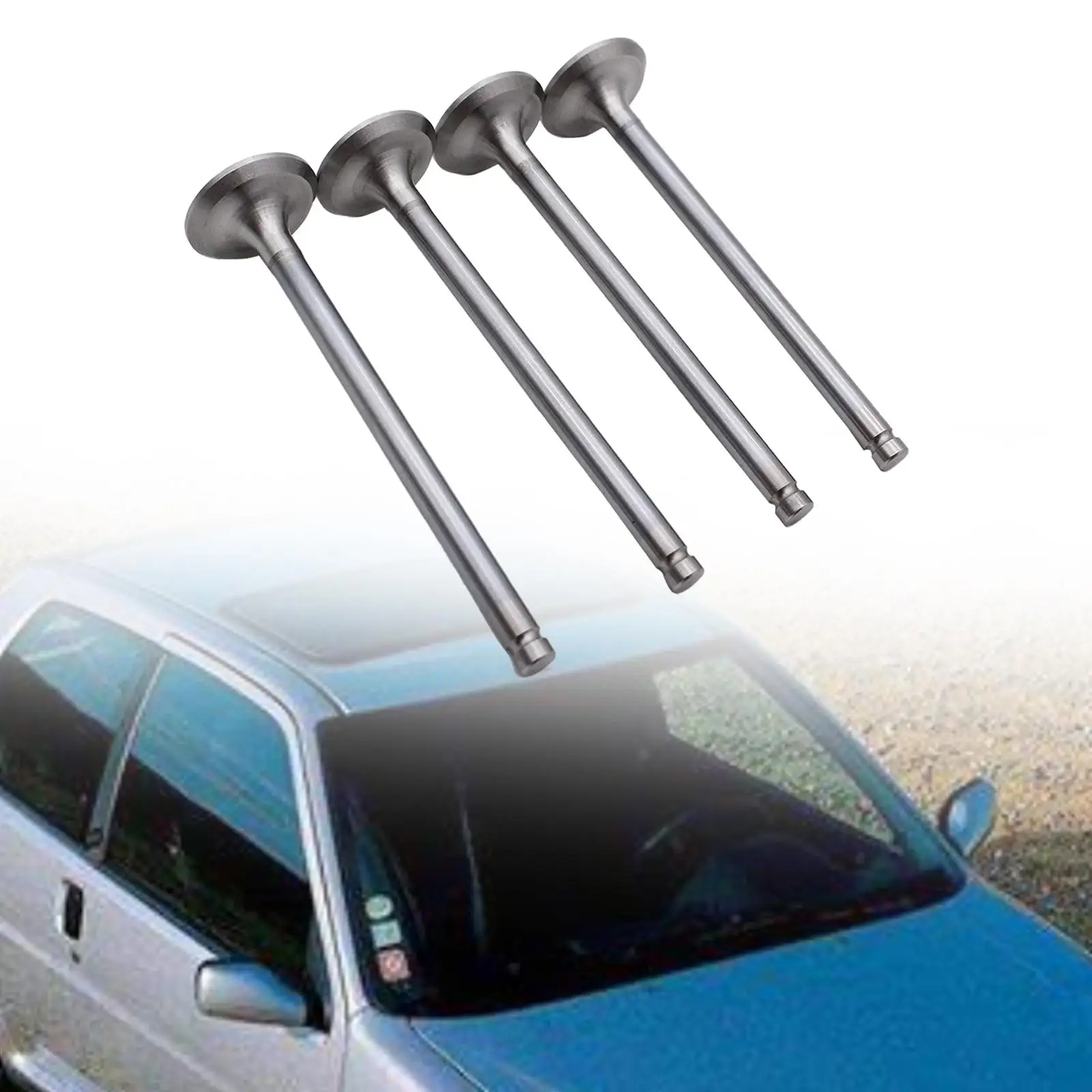 4 Pieces Exhaust Valves Sturdy Automotive Accessories Practical Professional