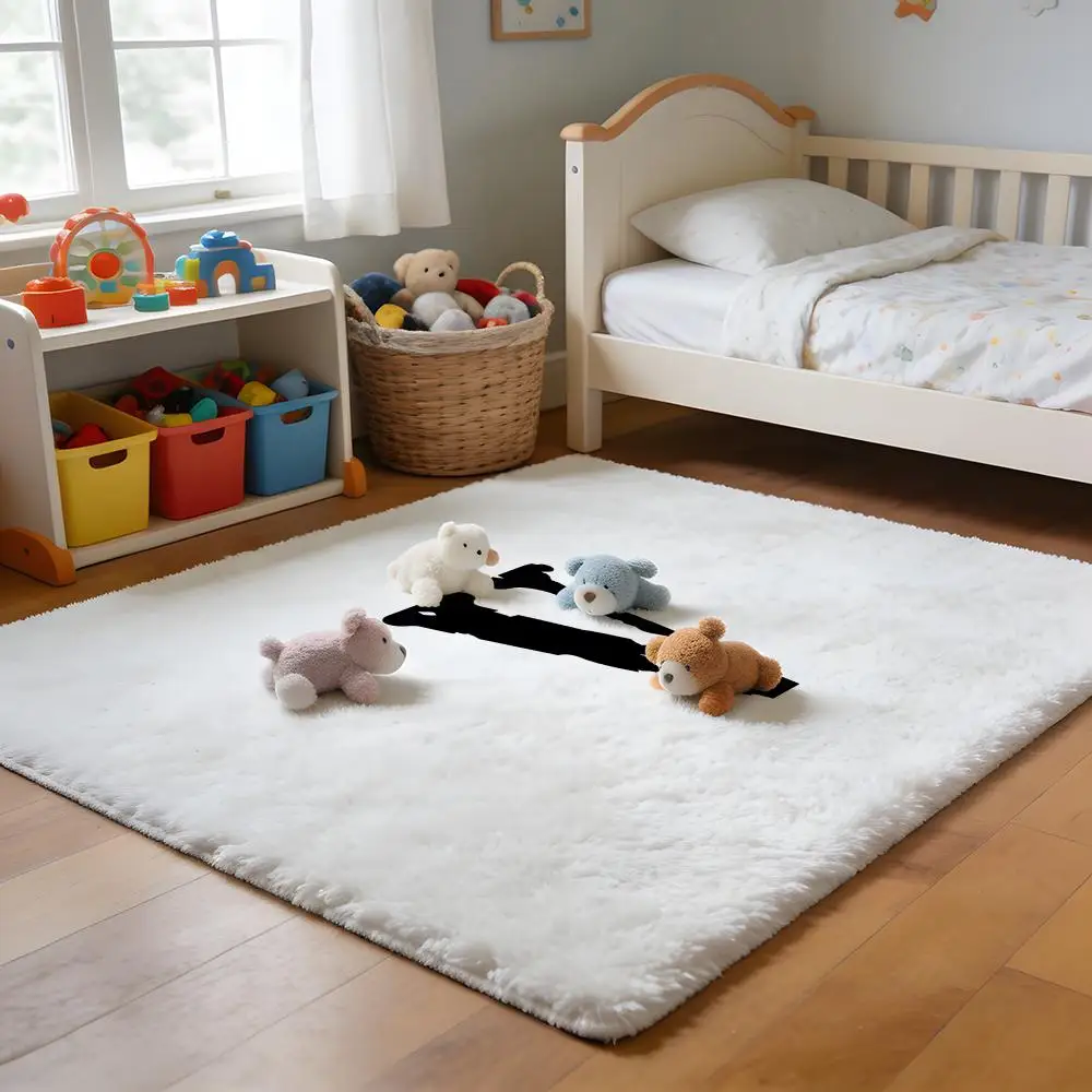 

Floor Mat Soft Flannel Rug Non-Slip Absorbent Mat for Bathroom Bedroom Home Decor Luxury Brand V-VLONES