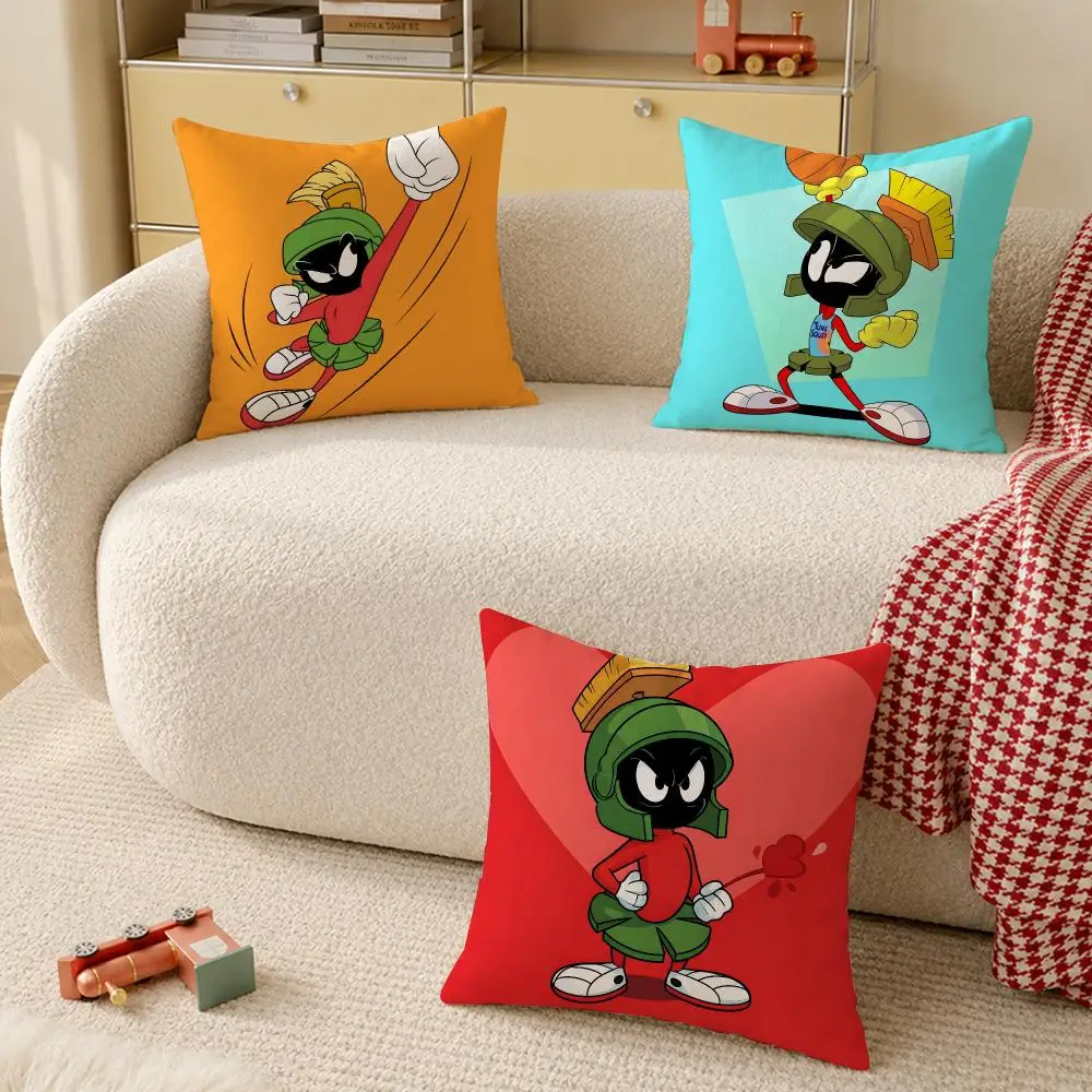 M-Marvin The Martians Cushion Cover Pillow Cover Decorative Throw Couch Home Decor for Living Room Sofa