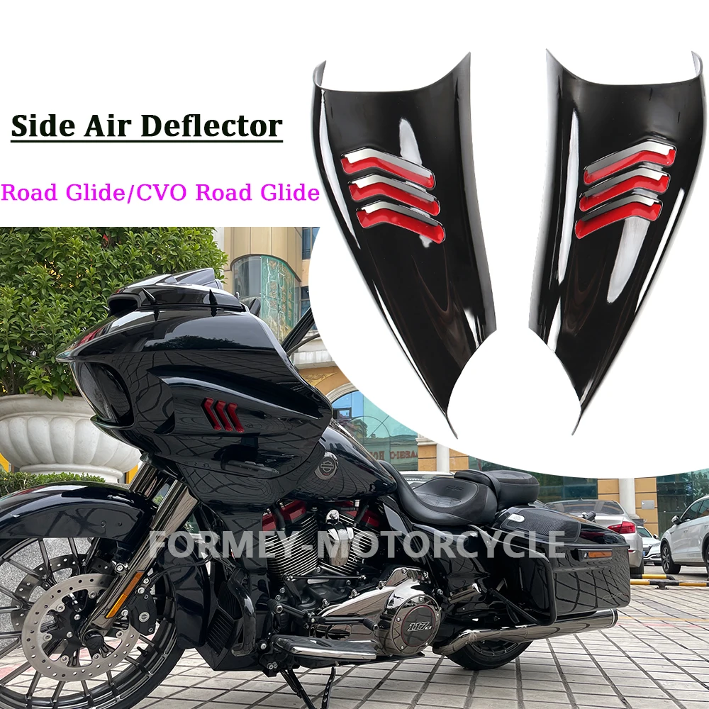 

For Harley CVO Road Glide Ultra FLTRUSE Road Glide Special FLTRX Ultra FLTRU Custom FLTRX Side Fairing Wind Air Deflector Cover
