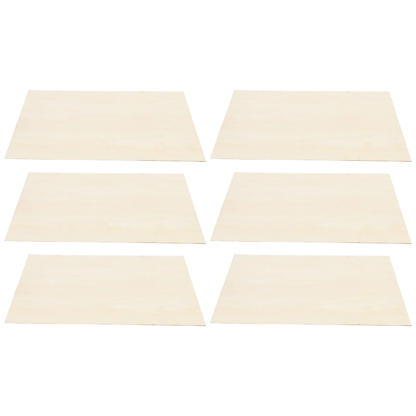 

6 Pieces 30x20cm Handmade Basswood Boards 2mm Thick DIY Crafting Projects Unfinished Sewing Tools Accessories Cork Sheets Crafts