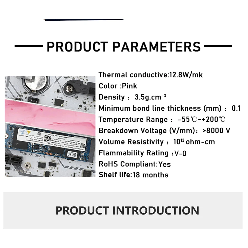 Thermal Putty For VGA GPU IC Processor Rapid Cooling Thermal Pad Replacement Heat Blocking Putty High Performance Thermal Grease