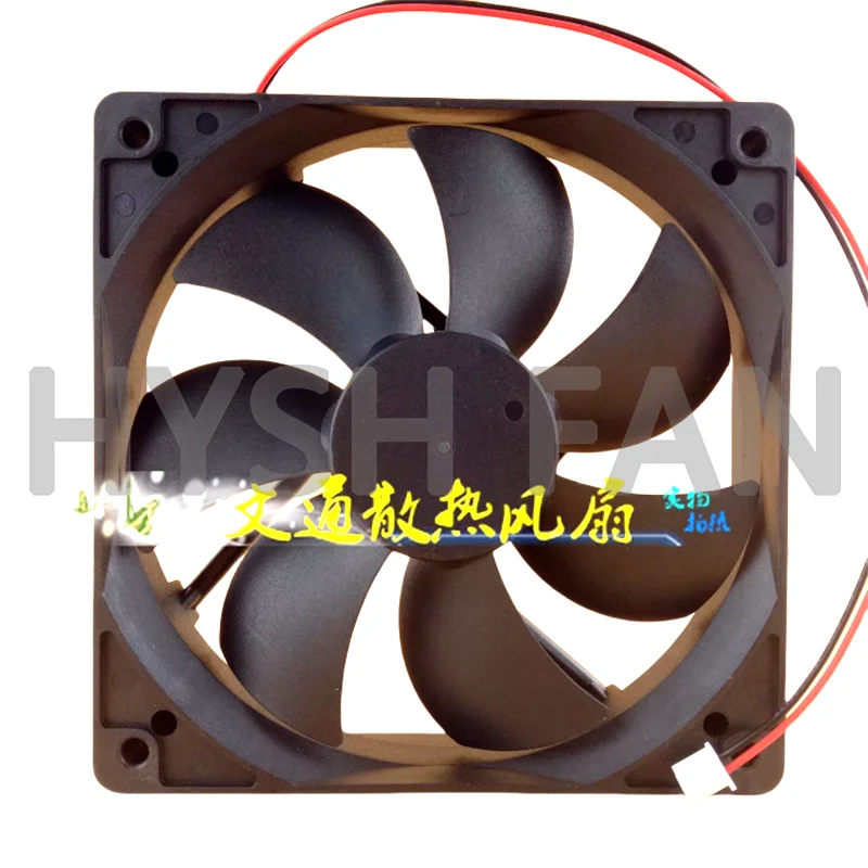 Ventilador axial de dissipação de calor DC, FDB122524H, 12025, 24V, 0,2 A, 12cm, novo