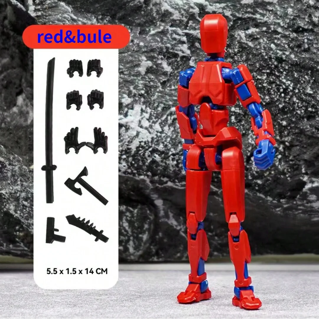 ألعاب الدمى المطبوعة ثلاثية الأبعاد من Lucky Puppets، مكعبات بناء، دمى دمية، ألعاب تخفيف الضغط