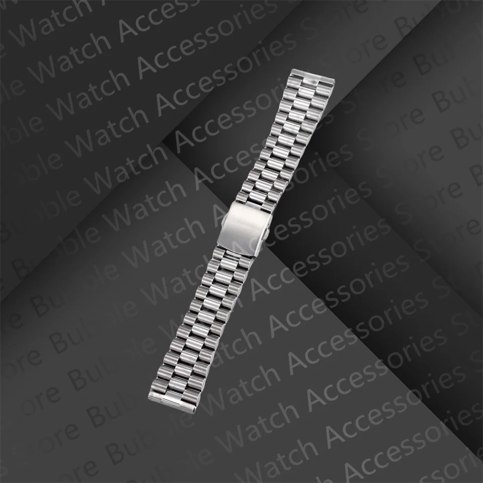 

20MM 316L Stainless Steel Silver Watch Band Strap Universal Flat End Fit for RlX SKX Watch