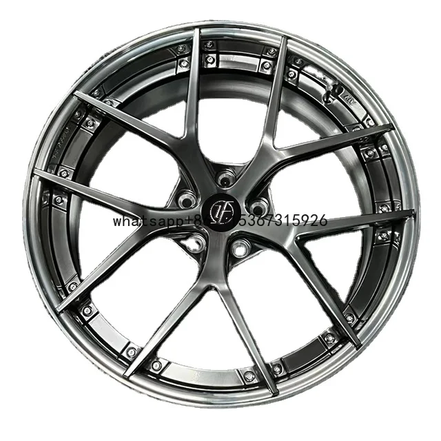 

Top quality wheel 20 inch any car alloy 2 piece multi spoke 18-24 inch 6061-t6 forged alloy aluminum wheel rim for range rover