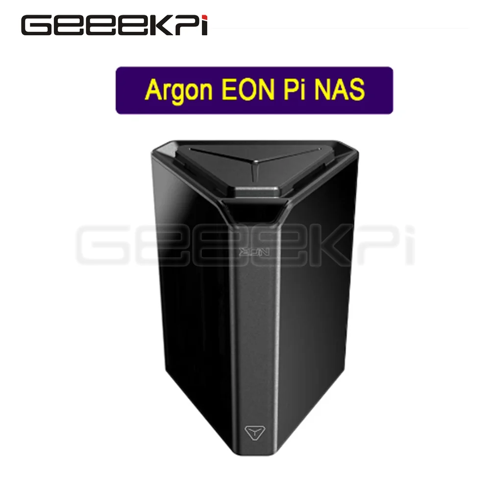 Argon EON Pi NAS Case 4-BAY SATA HDD SDD Network Attached Storage RTC Aluminum Enclosure BYO NAS for Raspberry Pi 4 B