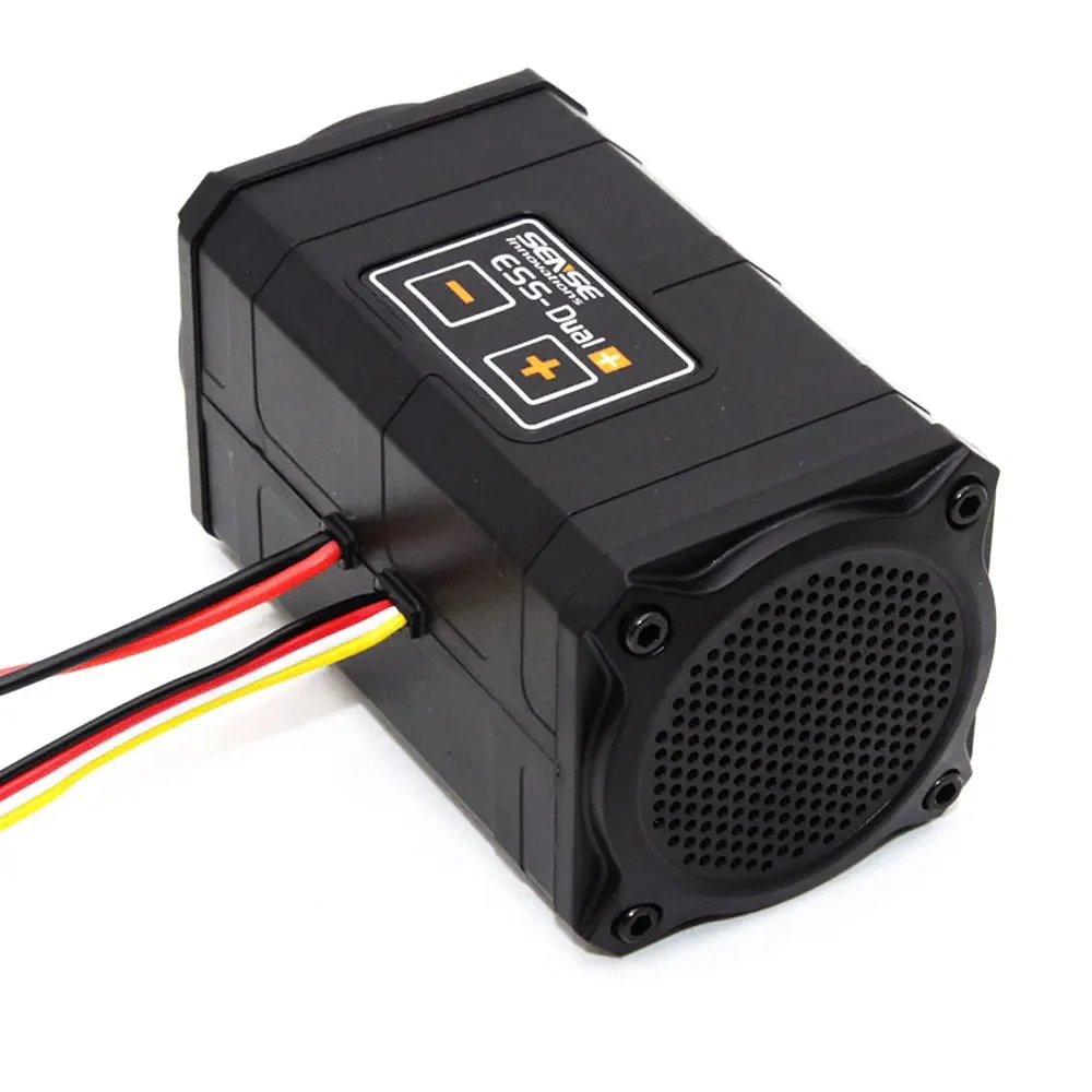 SENSE ESS-DUAL 2 Altoparlanti Simulatore di Suono Simulatore di Suono del Motore Per 1/8 1/10 RC Modello di Controllo Remoto Auto Crawler Axial SCX10 T4