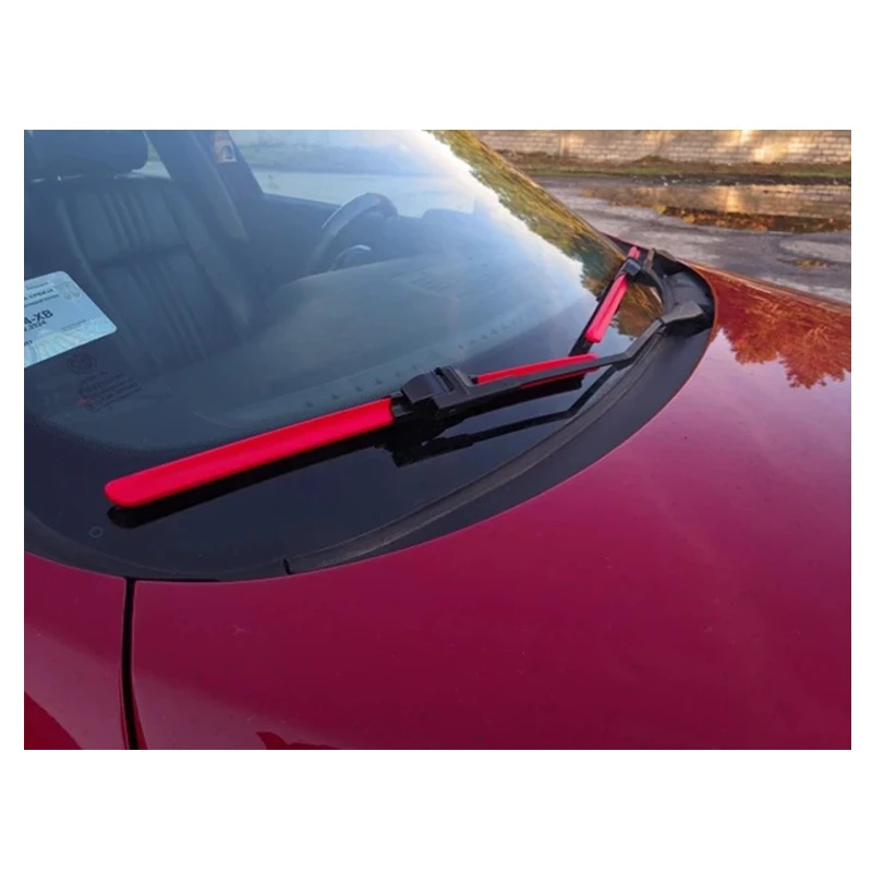 LNJING Colorful Windshield Wiper Blade Car Windscreen Hybrid Wipers 14\