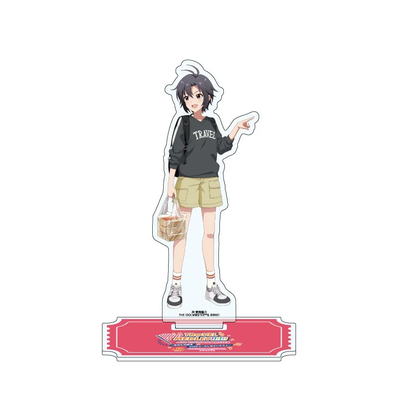 THE iDOLM@STER 15CM Acrylic Stand figure Stand Plate Cosplay Prop Decor Cartoons present Friend Festivals Gifts Keychain