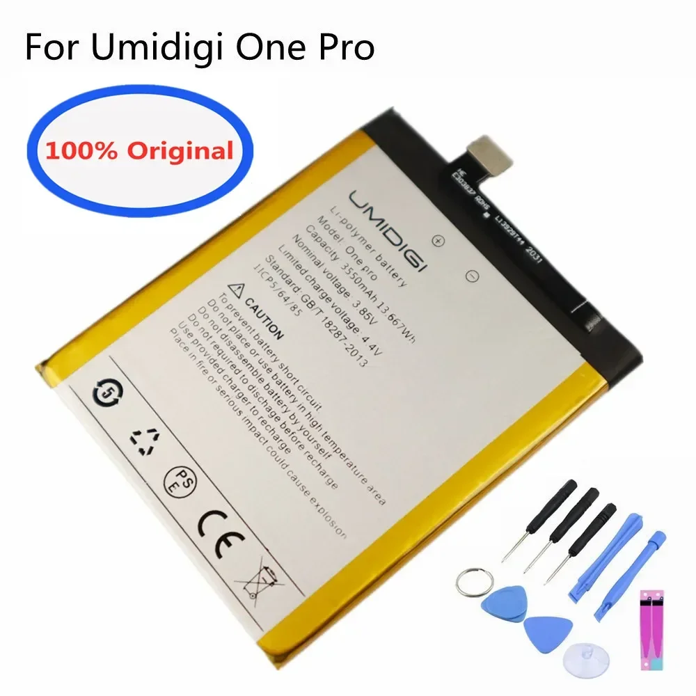 

High Quality 100% Original Battery For UMI Umidigi One Pro OnePro 3550mAh Mobile Phone Battery Batteria In Stock Fast Shipping