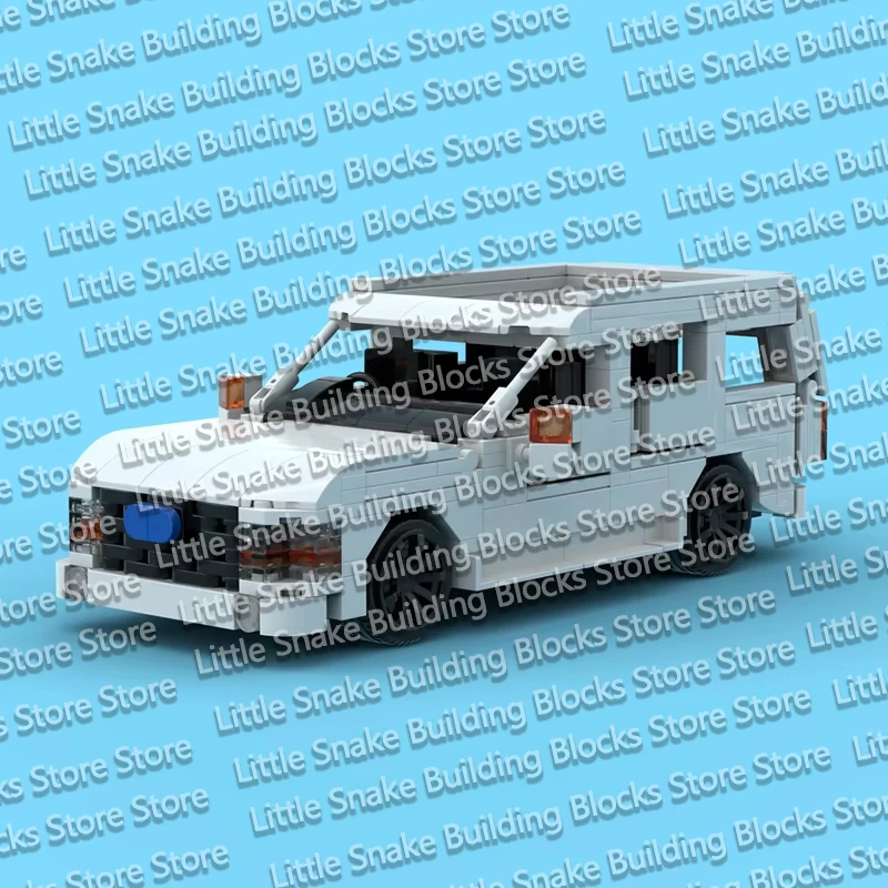 QWERT Speed Racing Car Model MOC Building Bricks Multi-Purpose Vehicle Modular Technology Gifts Holiday Assemble Toys Suit
