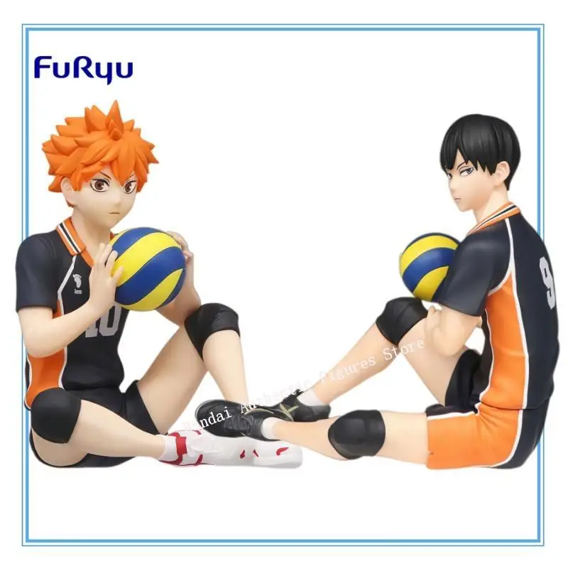 In Stock Original FURYU Genuine Haikyuu!! Shoyo Hinata Tobio Kageyama PVC Anime Character Model Collection Holiday Toy Gifts