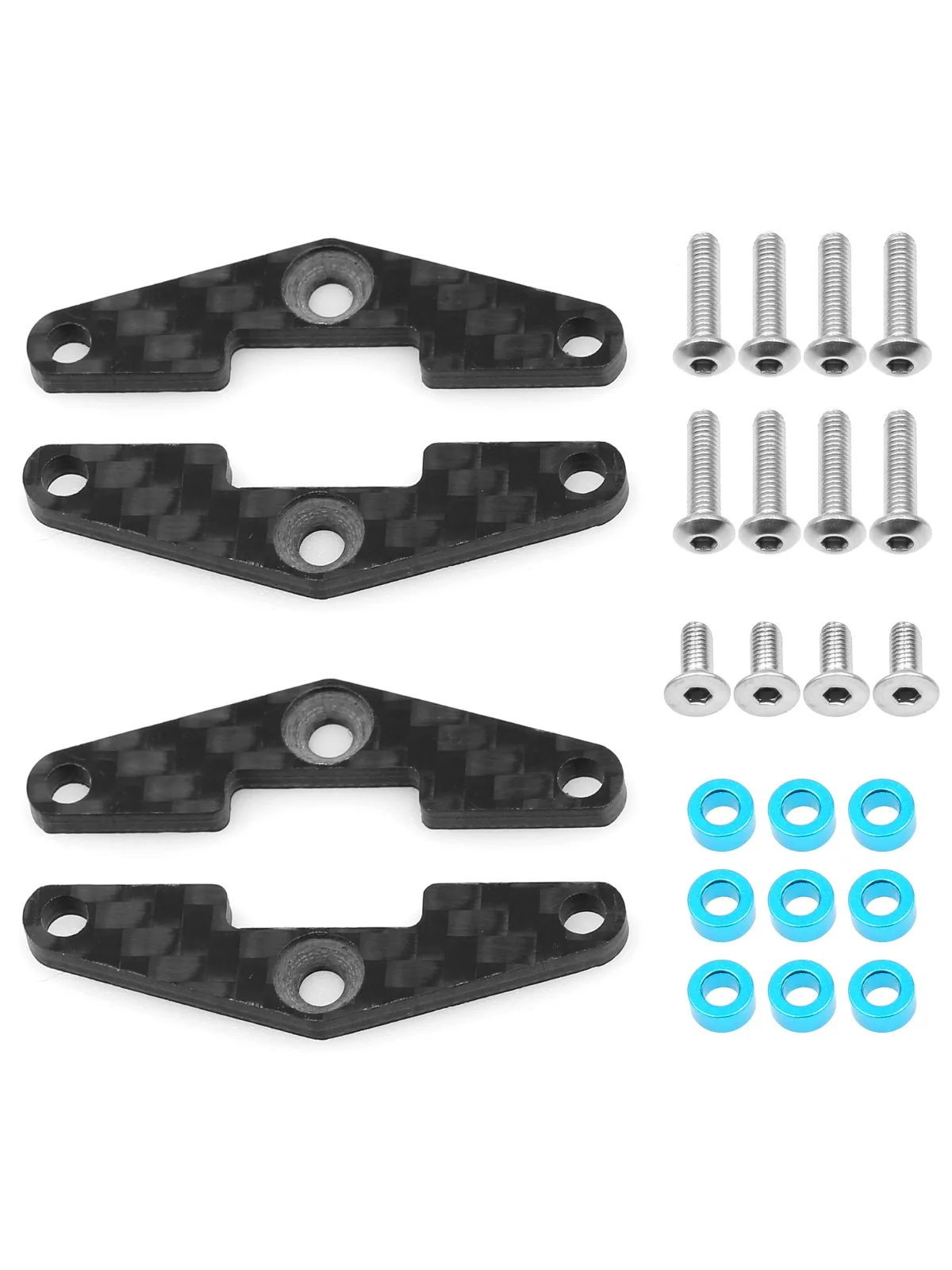 Support de biellette de suspension TAMIYA TT02S TT02B pour voiture RC Tamiya TT-02 Type-S Series TT02B