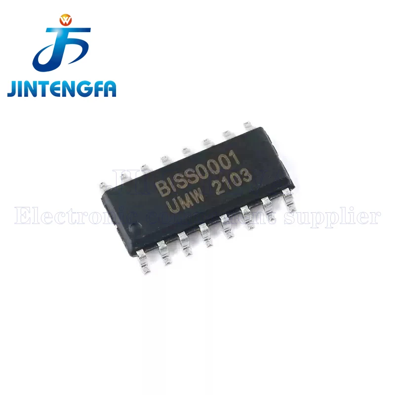 10PCS BISS0001 SOP-16 Infrared sensor signal processor chip Human body sensor SMD IC SOP