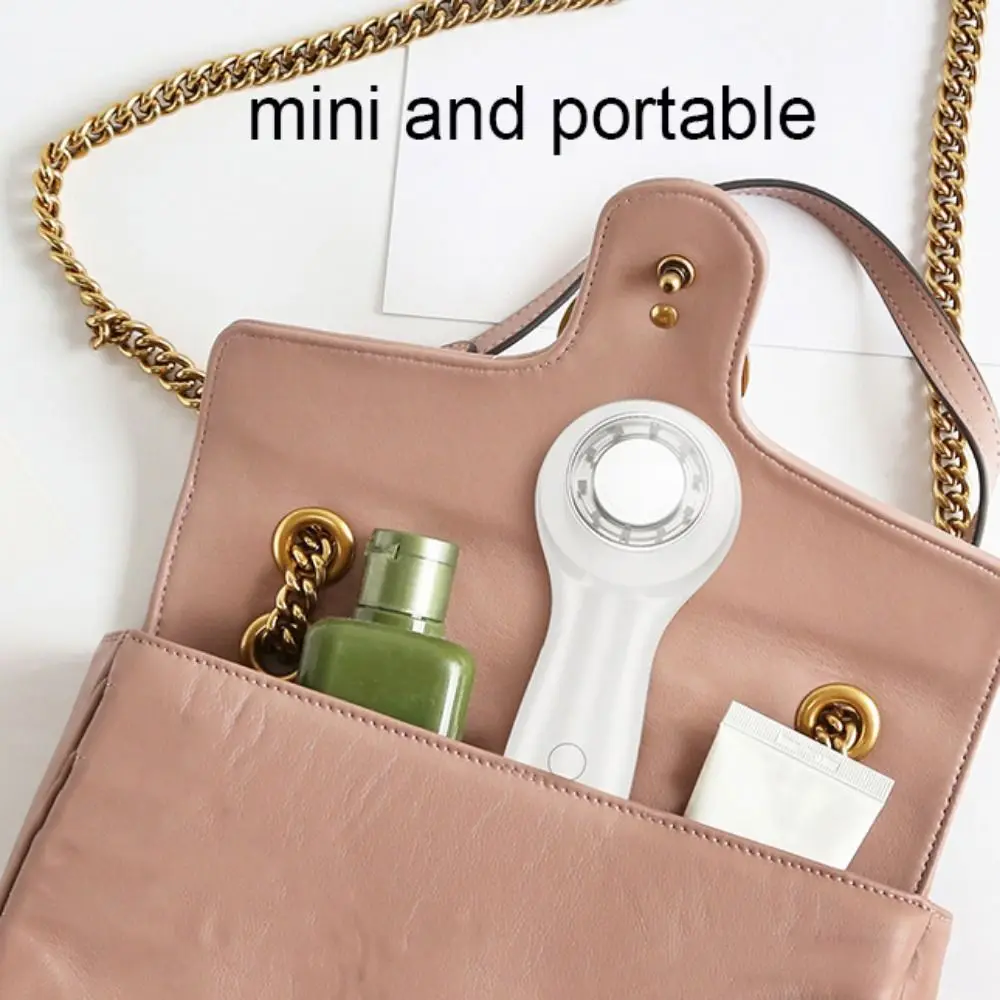 ポータブル2in1フェイシャルマッサージャー充電式ハンドヘルドフェイシャルリフティングマッサージャーLEDフェイスビューティーデバイススキンケア用