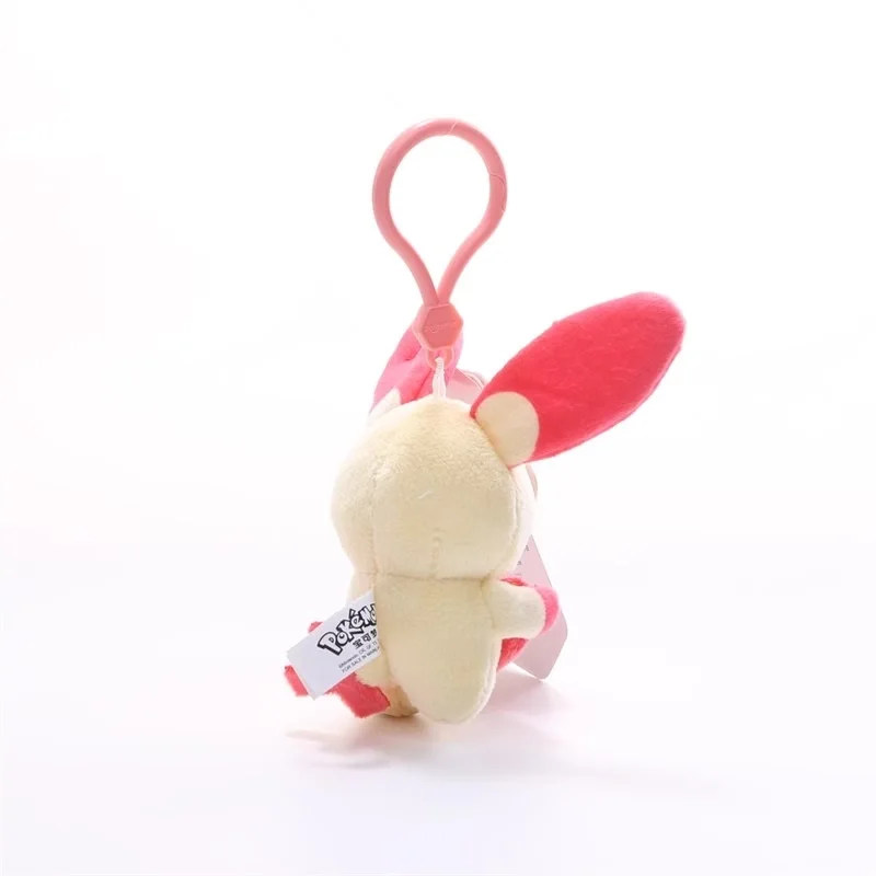 本物のポケモン Plusle Minun 愛シリーズかわいいぬいぐるみぬいぐるみキーホルダーバックパックペンダントキーリング人形誕生日プレゼント子供のための