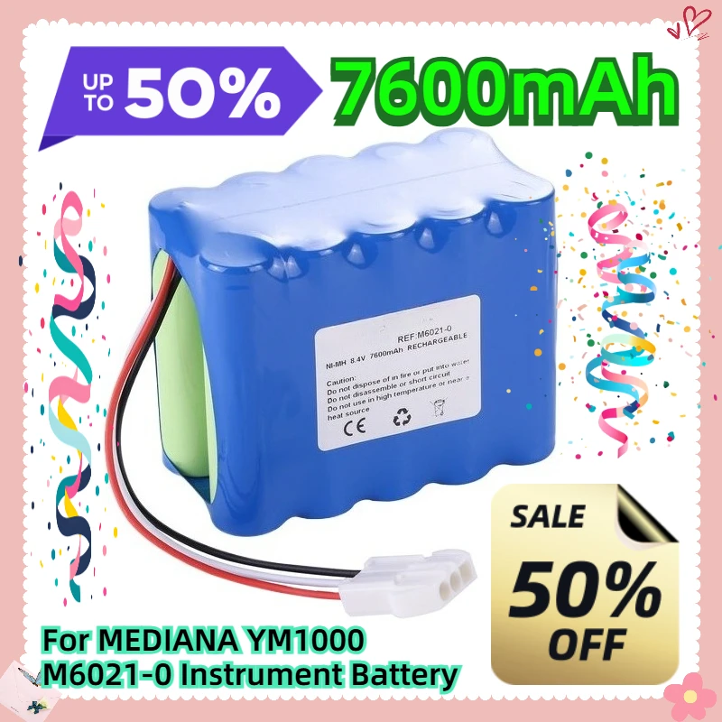 For MEDIANA YM1000 M6021-0 Instrument Battery